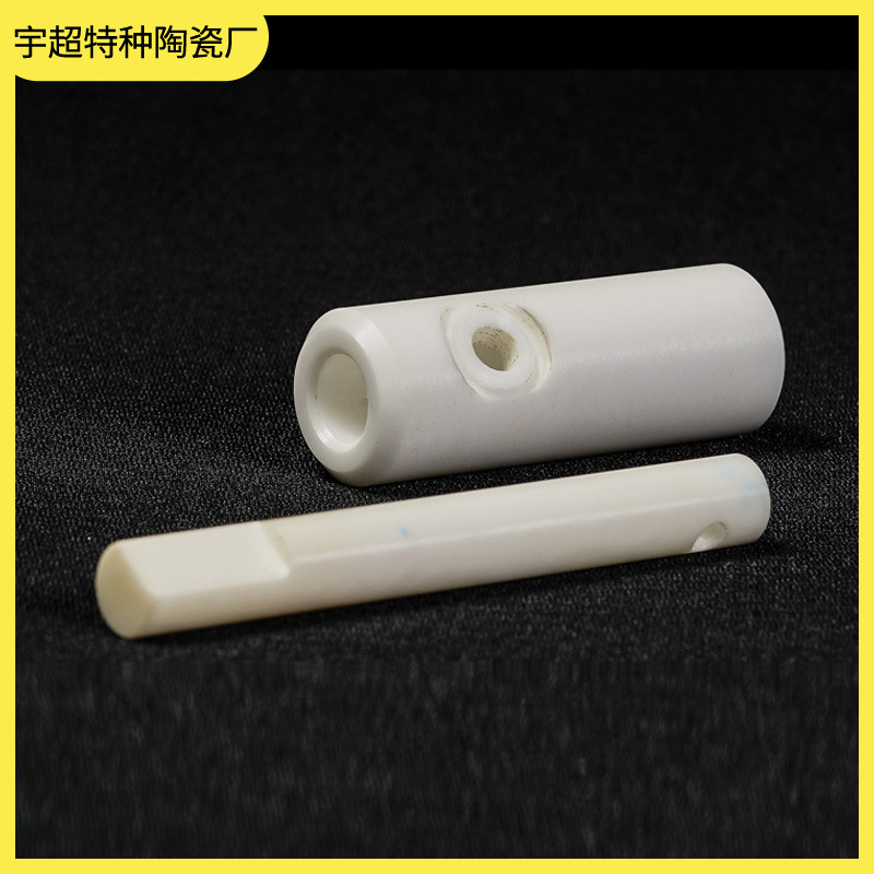 氧化铝陶瓷注液泵芯 绝缘氧化锆陶瓷管电子陶瓷材料厂家批发