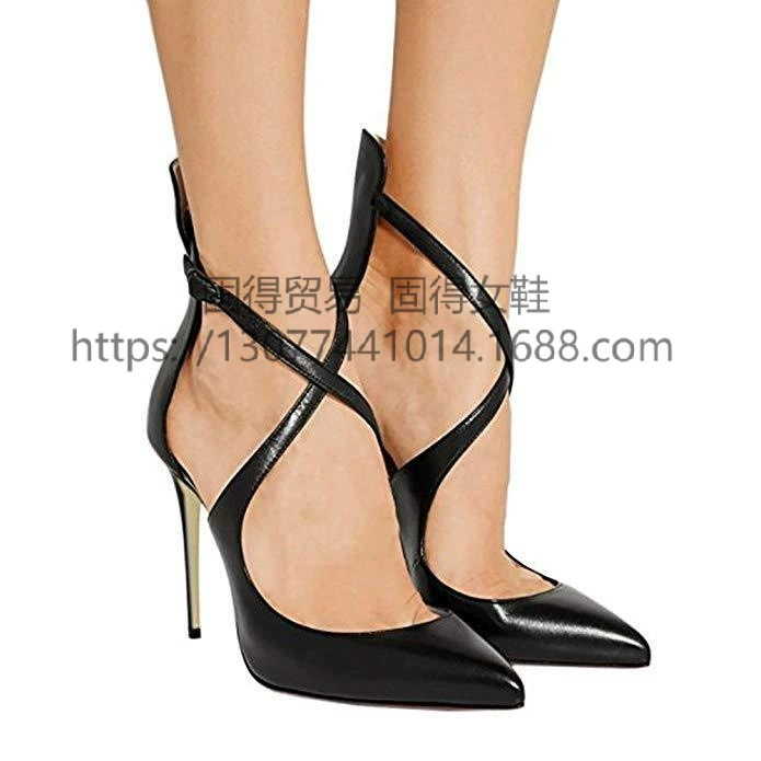 Трансграничная независимая станция ins Fashion Show однотонные сандалии на шпильке, женская обувь, туфли-лодочки