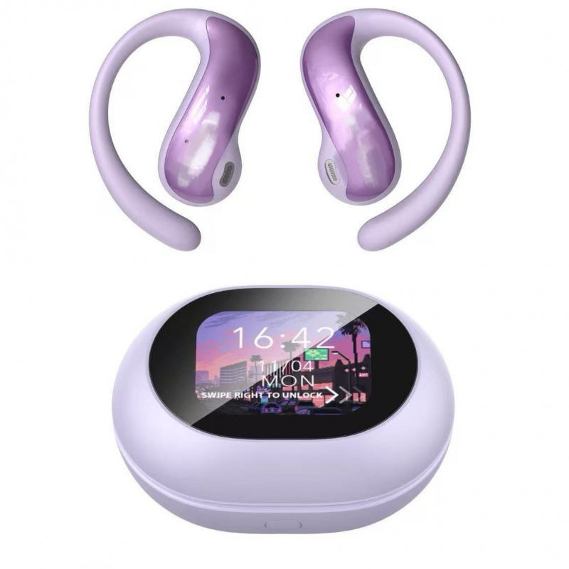 Miniso クロスボーダー人気翻訳ヘッドセット OWS ノンインイヤー LED HD スマート カラー スクリーン スポーツ Bluetooth ヘッドセット|undefined