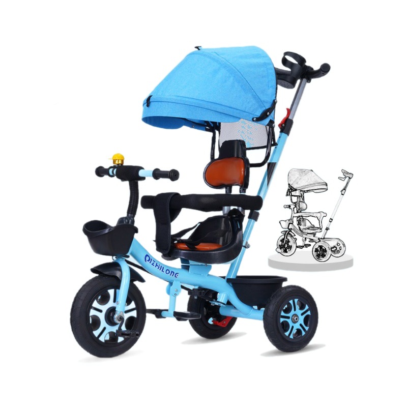 Spot al por mayor triciclo para niños bicicleta grande ligero 6 meses-6 años bebé bicicleta al aire libre bicicleta