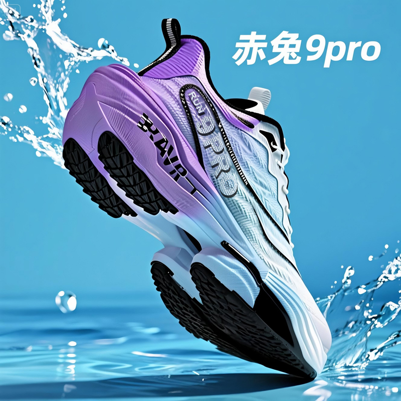 Chitu 9Pro Breathable Running Shoes Breathable Industry Racing Carbon Plate Running Shoes Ultra-Light Student Shock-Absorbing Kidsren's Shoes