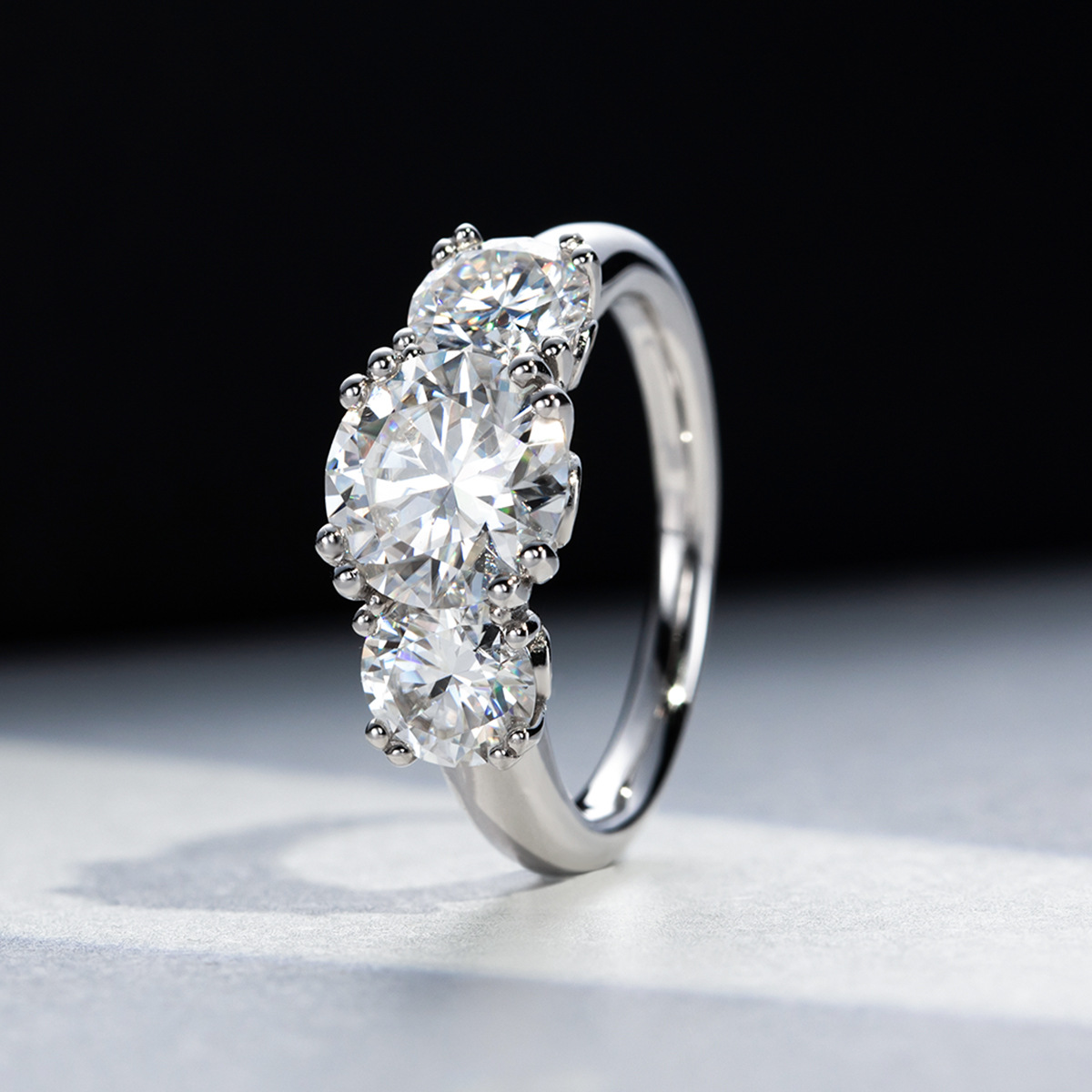 Moissanite Ring 3