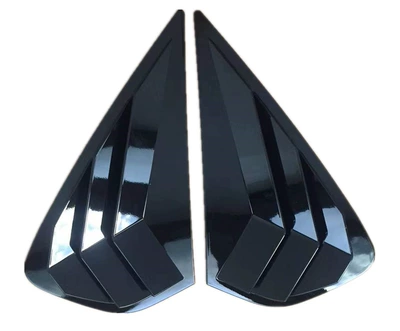 Suitable for Kia K3 Şüşə kənarı xromları/moldingləri - kia-k3-19-23-bright-black-blinds-pair