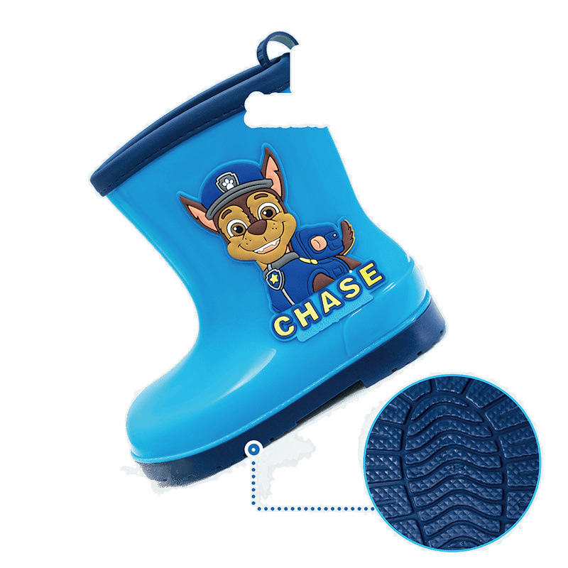 Botas de lluvia para niños del equipo Wang Wang Botas de lluvia antideslizantes para niños y bebés