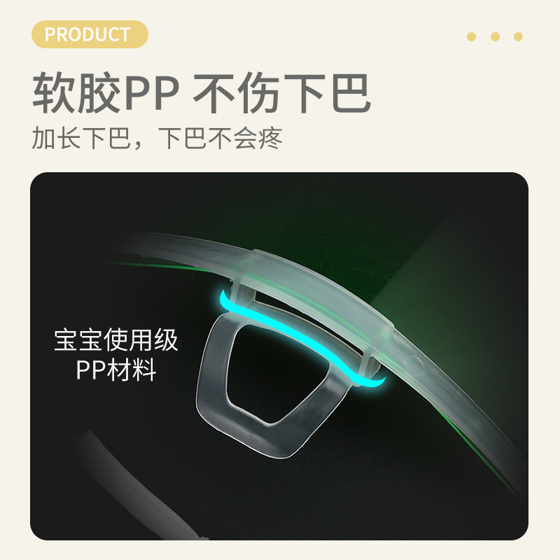 Máscara transparente de alto valor facial especial para catering anti-fog de plástico de grado alimenticio saliva sonrisa chef restaurante anti-aliento