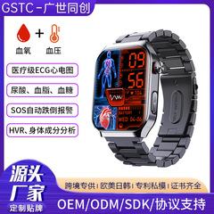 F700pro 血糖ウォッチ医療 ECG 心電図マイクロ健康検査血液成分 SOS Bluetooth 通話スマートウォッチ