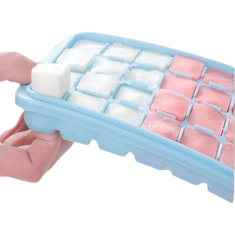 Bandeja de hielo de goma suave caja de hielo 36 rejilla 24 rejilla bandeja de hielo molde hielo hockey en casa Bar cafetería máquina de hielo