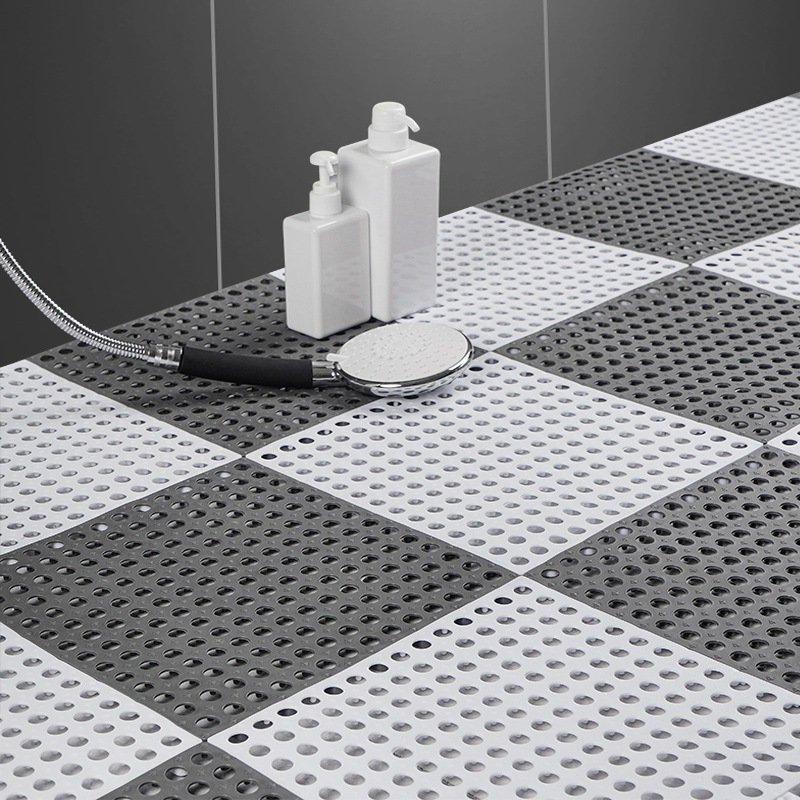 Bathroom Non-Slip Mat Bathroom Large Spliced Floor Mat Kitchen Bath Shower Bathroom Toilet Plastic Waterproof Foot Mat Bathroom Non-Slip Mat Bathroom Large Spliced Floor Mat Kitchen Bath Shower Bathroom Toilet Plastic Waterproof Foot Mat