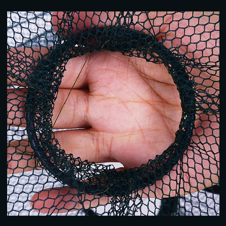 Plegable Red de langosta de dos agujeros Red de pesca de primavera red de pesca de pescado de Loach suministros de pesca de red de pesca al por mayor