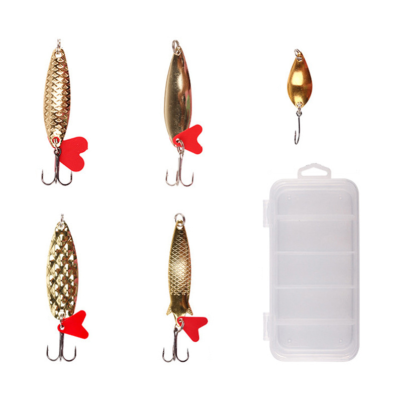 Juego de 6 piezas de lentejuelas (5 piezas/caja de oro)