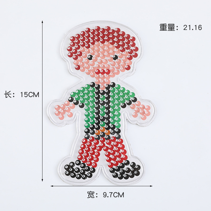 Nueva Plantilla de rompecabezas de 5mm traje de dibujos animados educativos para niños rompecabezas de juguete de polígono en stock al por mayor