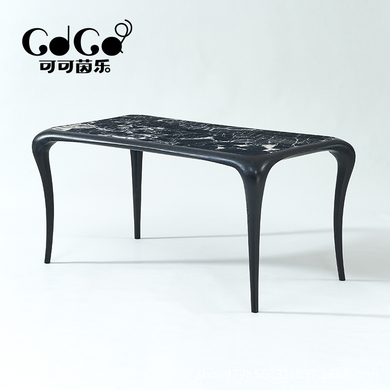 Nordic Light Luxury Solid Woods Marble Table Office Tea Space…