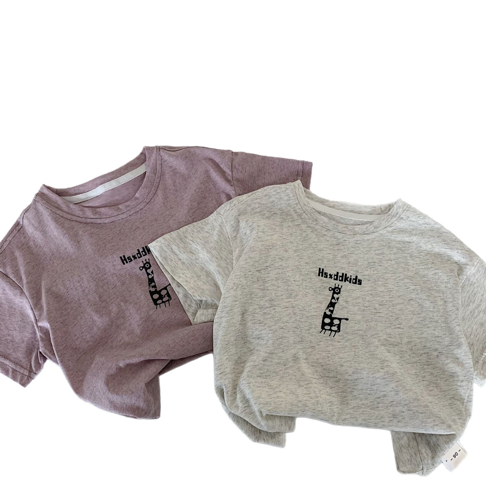 Camiseta para niños Maibao 2025 verano nuevo estilo coreano niños y niñas dibujos animados suéter de manga corta bebé verano al por mayor a