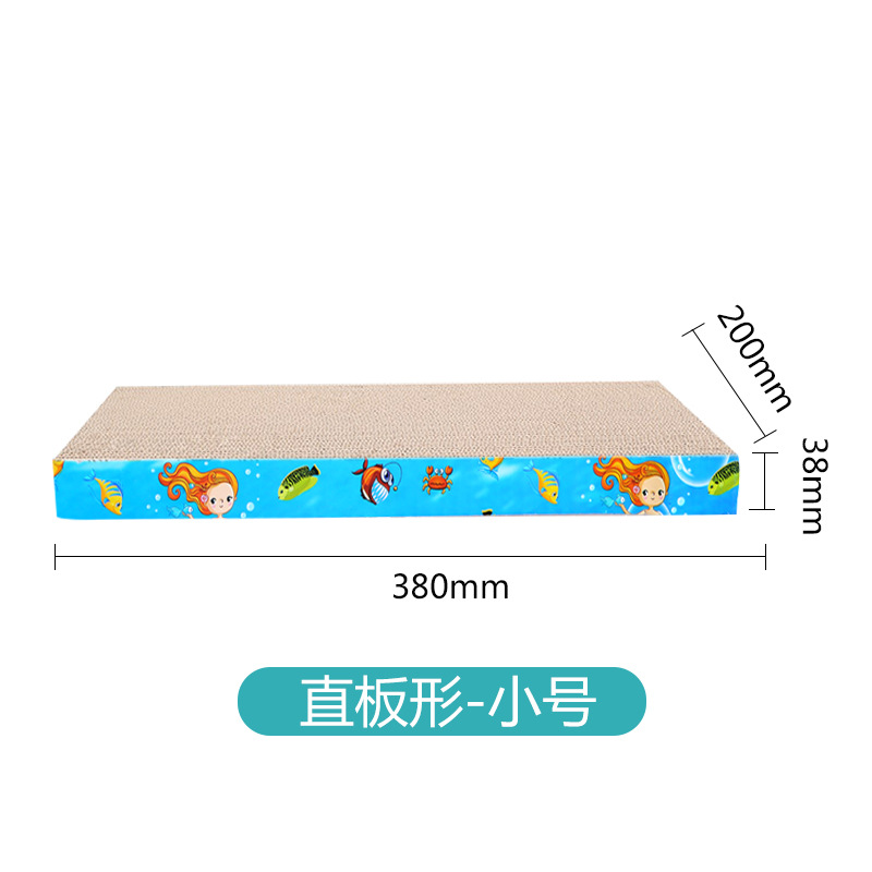 Juguetes para gatos, rascador para gatos, cama para gatos todo en uno, suministros duraderos y que no se desprenden, rascador de cartón corrugado para aliviar el estrés.
