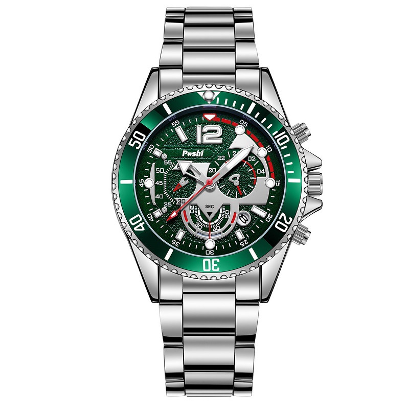 Poshi transfronterizo comercio exterior de los hombres de negocios reloj de cuarzo personalidad reloj deportivo de moda reloj electrónico reloj de los hombres
