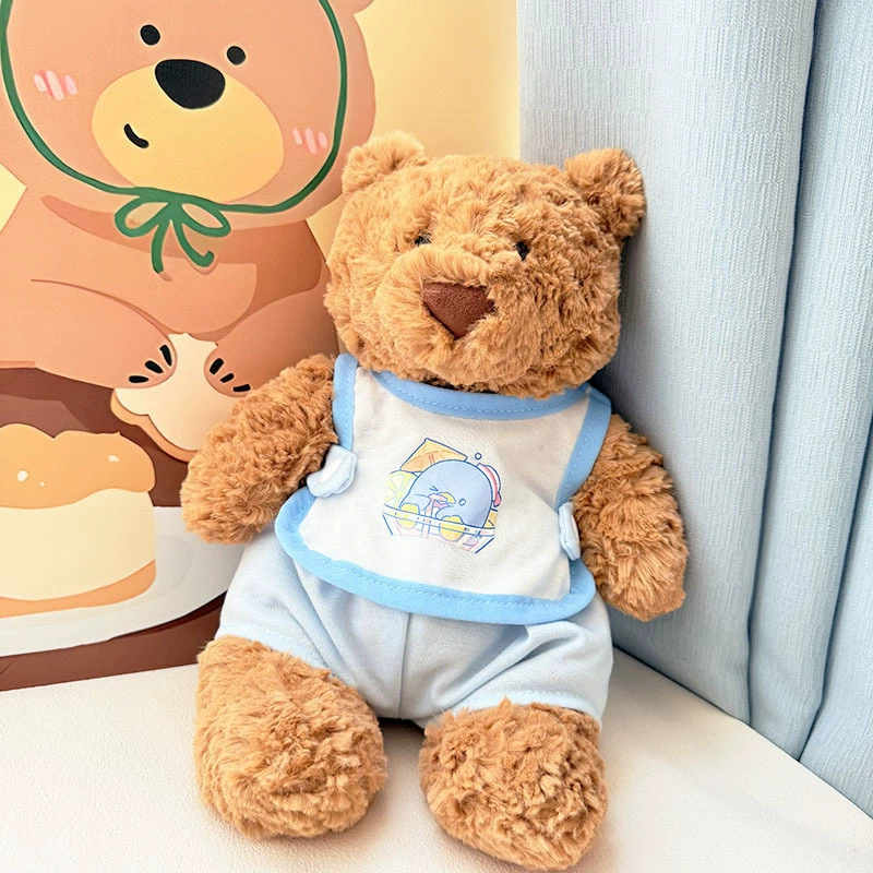 Котята Барселона Bear Clothes Барселона Bear Clothes Фланелевые пижамы Набор eye mask Cute Dressup