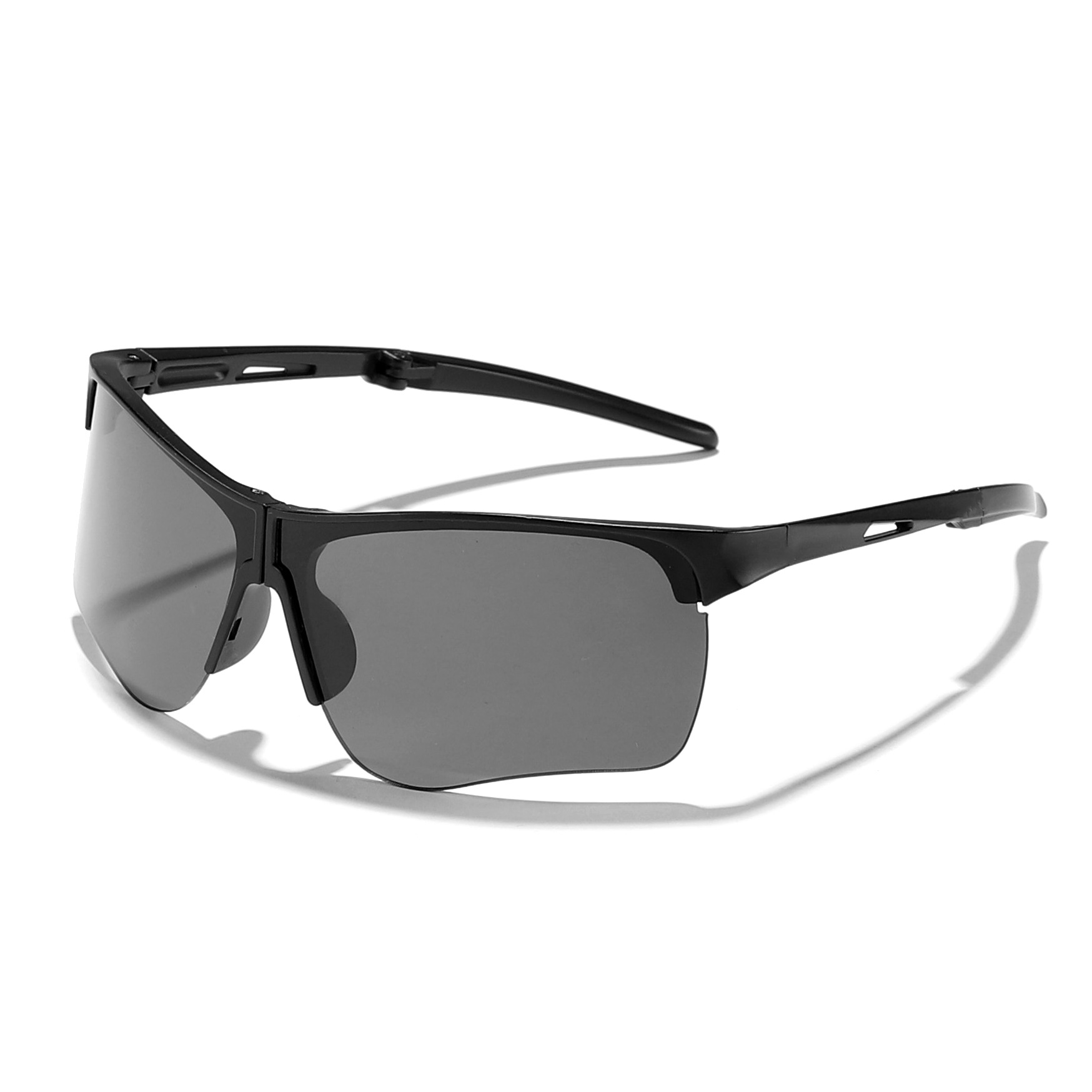 Nuevas gafas de sol de parasol a prueba de viento para ciclismo al aire libre plegable para niños y niñas sin marco gafas de sol de colores