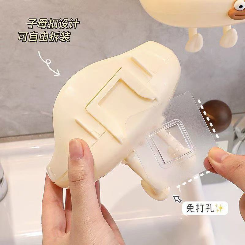 人気のクラウドソープボックス家庭用壁掛けパンチフリーソープボックス浴室排水ソープボックス収納ラックソープホルダー|undefined