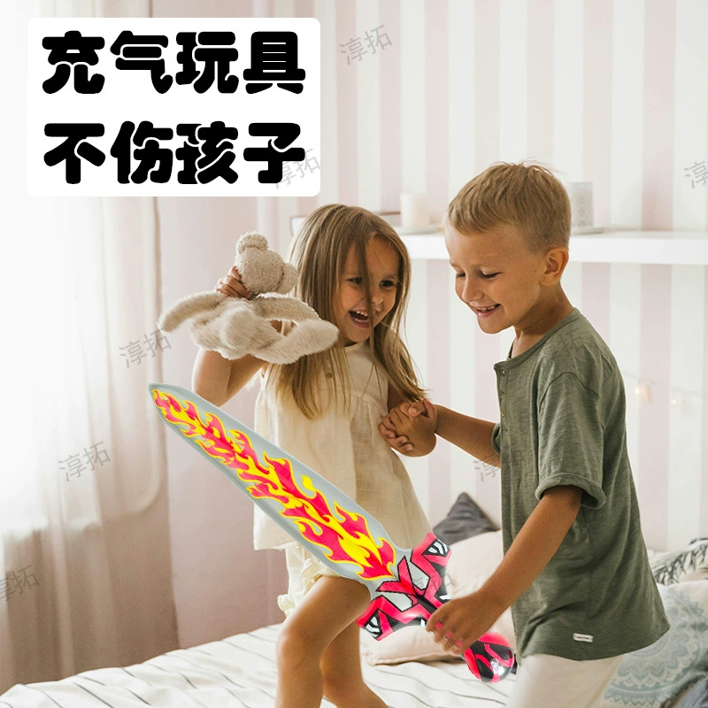 Надувная игрушка, реквизит из ПВХ, мозаика, меч