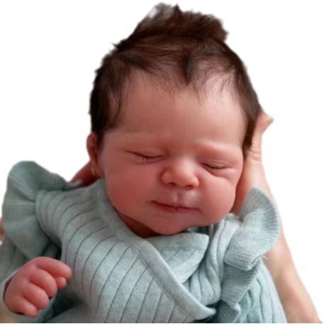 Muñeca bebé reborn de 19 pulgadas, bebé recién nacido, producto superventas transfronterizo de Amazon.