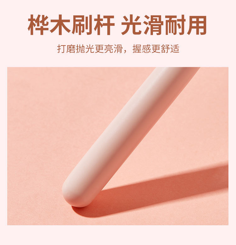 Round head sponge head concealer brush, mushroom head dry and wet dual-purpose blending makeup brush, even without brush marks, small steamed bun brush undefined