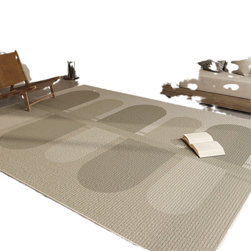 Alfombra doméstica de lujo ligera de dibujos animados resistente a la suciedad fácil de cuidar alfombra de cama resistente a la suciedad alfombra de lana de cristal antideslizante puede ser un agente