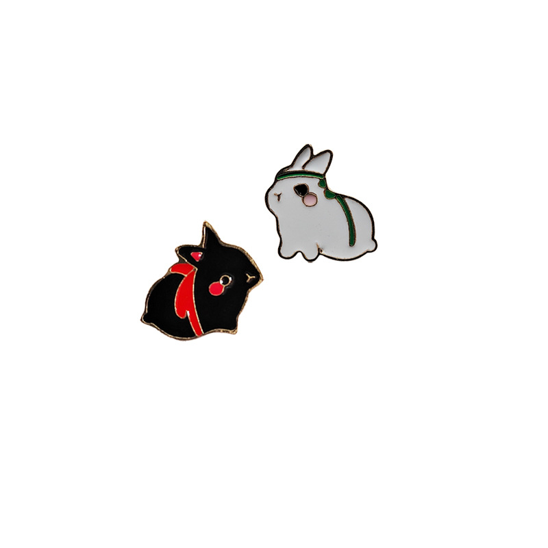 Fashion Rabbit Alloy Enamel Unisex Brooches display picture 3