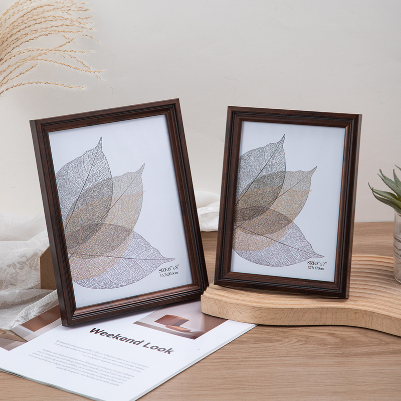 Customized One-Piece Ps Photo Frame, Wall-Mounted Exquisite Mirror Frame, Small Frame That Can Be Hung or Placed, Light Luxury Ps Photo Frame Customization