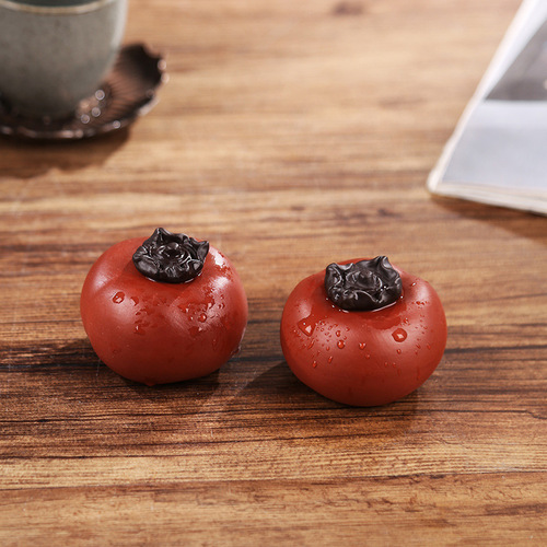 Peach Blossom Good Fortune Tea Pet Peach Figurine Original Mine Zisha Clay Can Be Nurtured Simulation Fruit Decoration Tea Toy Craftsmanship Tea Accessory