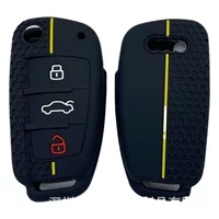 Подходит для автомобильного ключа Audi Q2L Q2Le-tron Q3 S3 A3 RS3 A4 текстурный силиконовый чехол для ключей