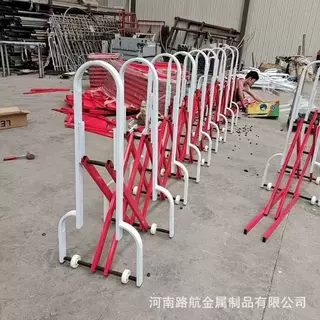 高速应急移动路障道路活动折叠栅栏栏收费站伸缩围栏道路检修护栏