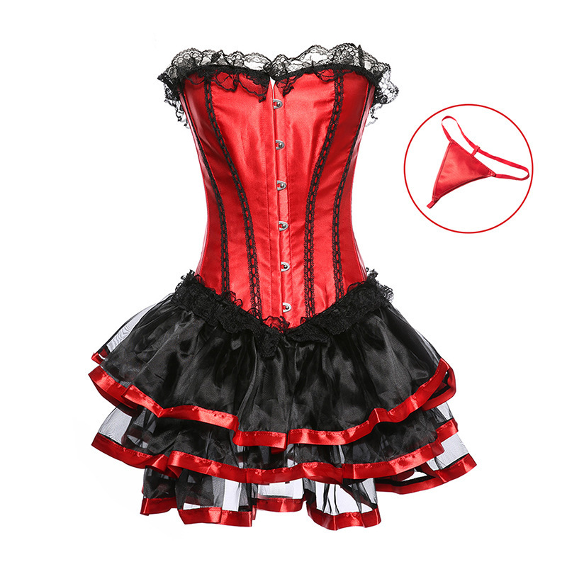 Shapewear Set with Tummy Control, Waist Support, Corset with Petticoat, T-Pants 036, Butt-Lifting Shapewear Effect, Waist Support and Butt Lift