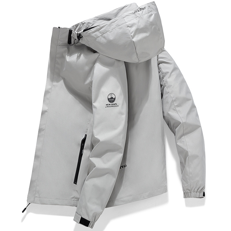 Sports climbing autumn removable solid color jacket for men and…