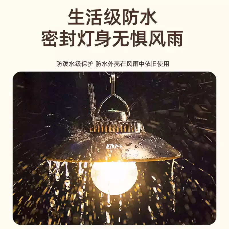 Nueva Luz de camping al aire libre colgante luz de la tienda faro brillante larga resistencia portátil al aire libre impermeable luz de emergencia