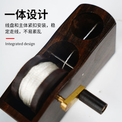 Mujing square ink fountain, hand-operated ink fountain scriber, mini DIY woodworking tool, ebony ink fountain marking tool