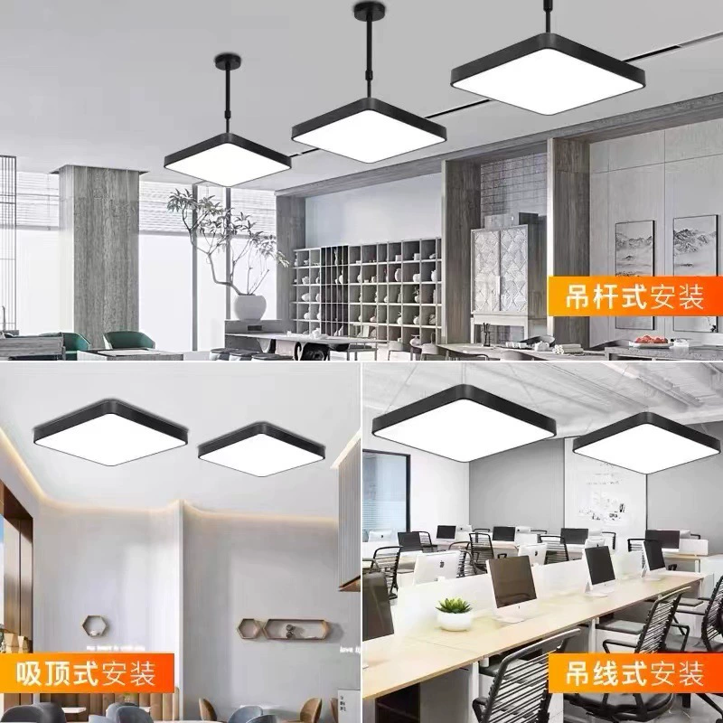 LED-купол квадратная потолочная лампа для гостиной дачи, креативное освещение для коммерческого использования