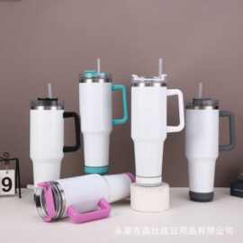 新款40oz蓝牙音响汽车杯双层真空不锈钢手柄杯冰霸杯便携车载水杯