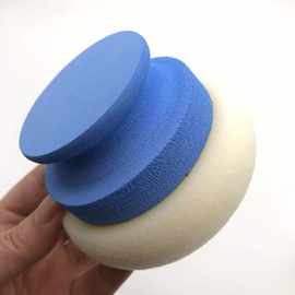 EVA带手柄打蜡海绵上光海绵漆面轮胎打蜡海绵刷轮胎涂抹器不脱胶