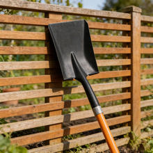 外贸纤维柄Shovel 欧美款方头钢锹 锹头淬火表面喷塑处理农用工具