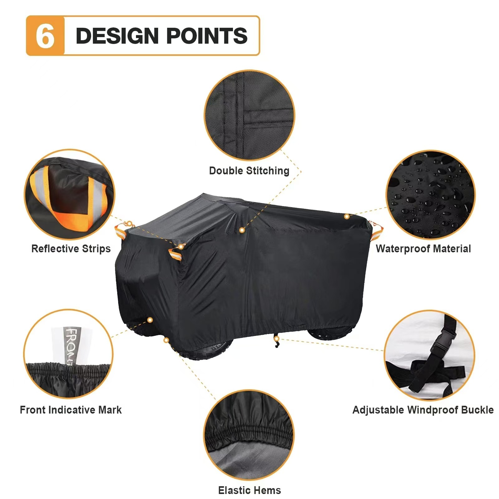 Cross-border Waterproof Beach Car Cover ATV Cover ATV Car Cover ATV Car Cover Dust Cover