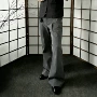 小众高腰新款宽松西装裤