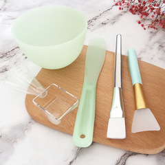Silicone mask bowl set, mask bowl, spa six-piece set, beauty tools, large beauty salon daily mud brush