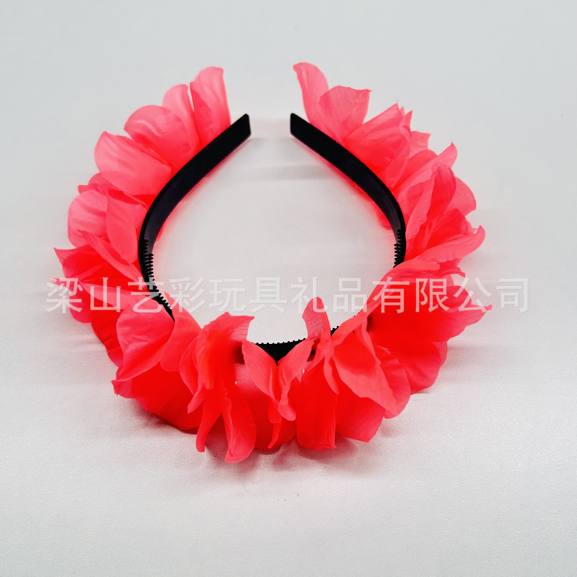 Diadema de venta caliente transfronteriza hawaiana, diadema de tela de poliéster, diadema de colores, horquilla