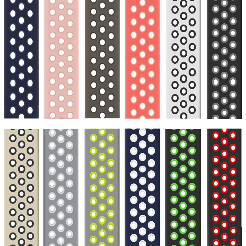 For Apple Watch iwatchSE/6-1 generation sports Nike bicolor Applewatch S7 Apple strap