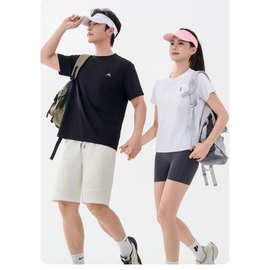 情侣同款短袖2026夏季新款高级感正肩圆领显瘦T恤宽松上衣女装