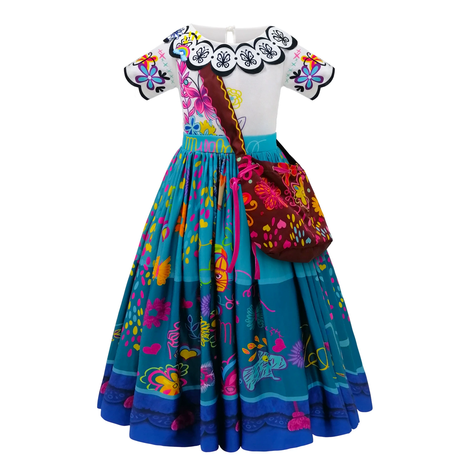 Платье принцессы для девочки Magic House Encanto Mirabe, юбка, костюм в стиле избы cosplay, внешняя торговля