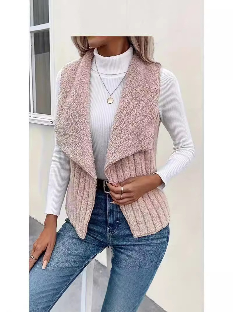 2026 Europa y los Estados Unidos transfronterizos Amazon otoño y invierno nuevo estilo de moda casual simple sin mangas chaleco de chaleco