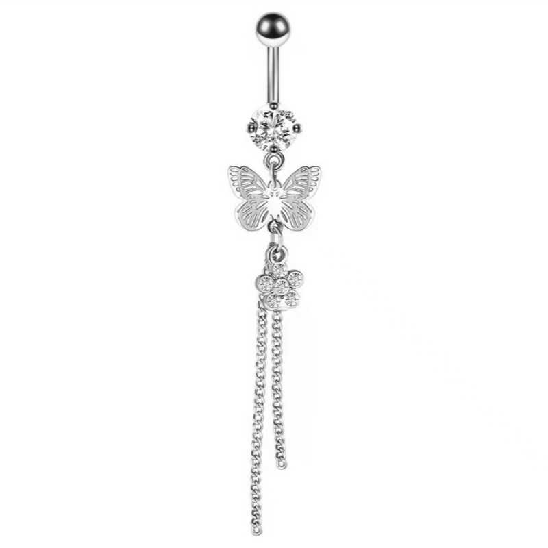 Pointed titanium steel lip stud product view