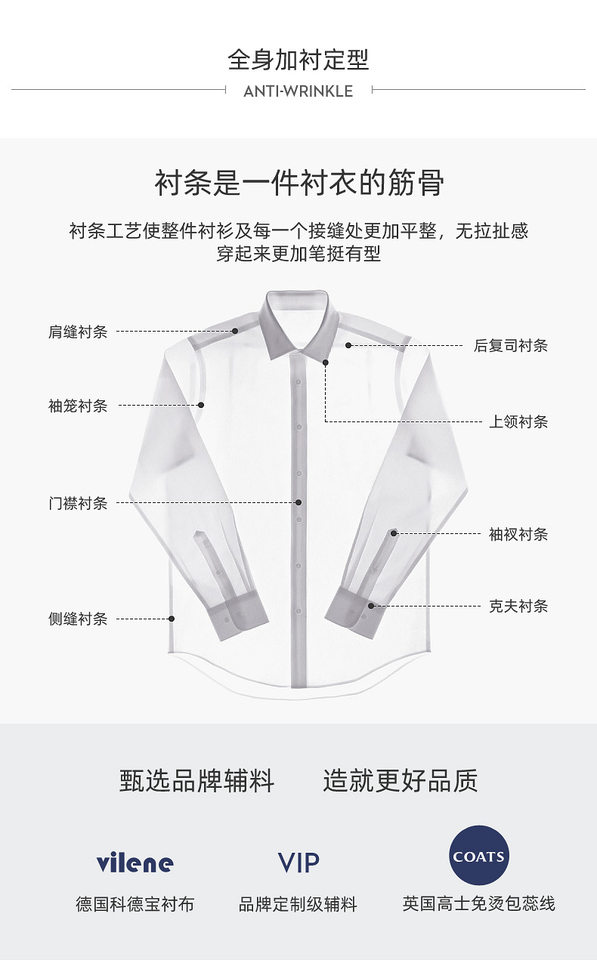 Áo sơ mi nam dài tay dệt kim co giãn bốn chiều, màu trơn, phong cách công sở — Áo dài tay màu cam 007, Áo dài tay màu nâu 013, Áo dài tay màu trắng 001, Áo dài tay màu vàng non 018 chi tiết 12