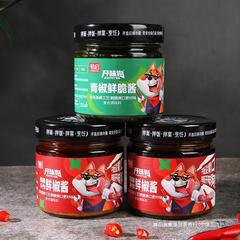 开味狗骄启青椒酱鲜椒酱螺丝椒贡菜辣椒酱下饭菜酱剁椒酱拌面拌饭